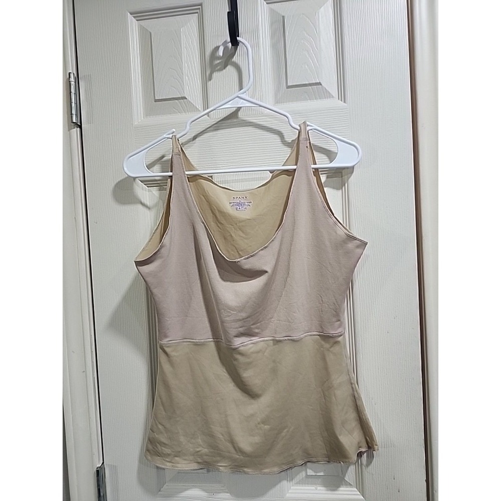 Spanx Tank 1X Beige Slimming Shapewear Smoothing Sleeveless‎ Camisole